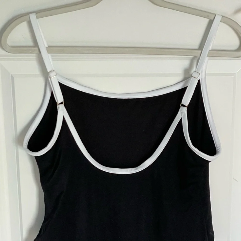 New! Pink x Frankie’s Bikinis Poppi one piece Swimsuit black binded 47346